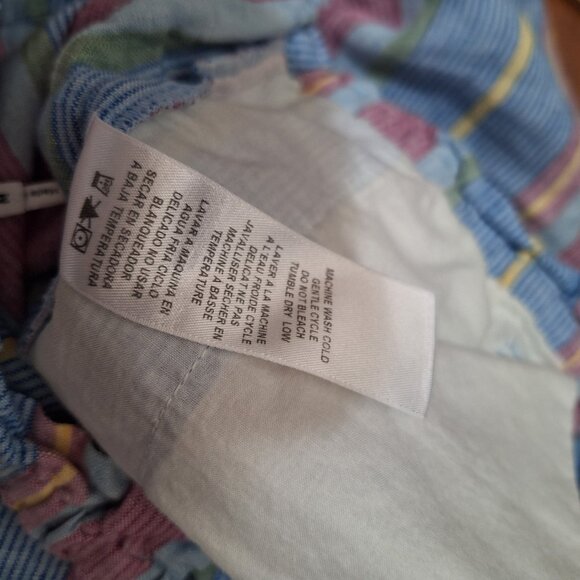 Frame Striped 100% Linen Easy Pants Lightweight Size M - Picture 4 of 5